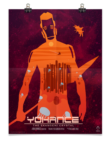 Yohance Silhouette Poster