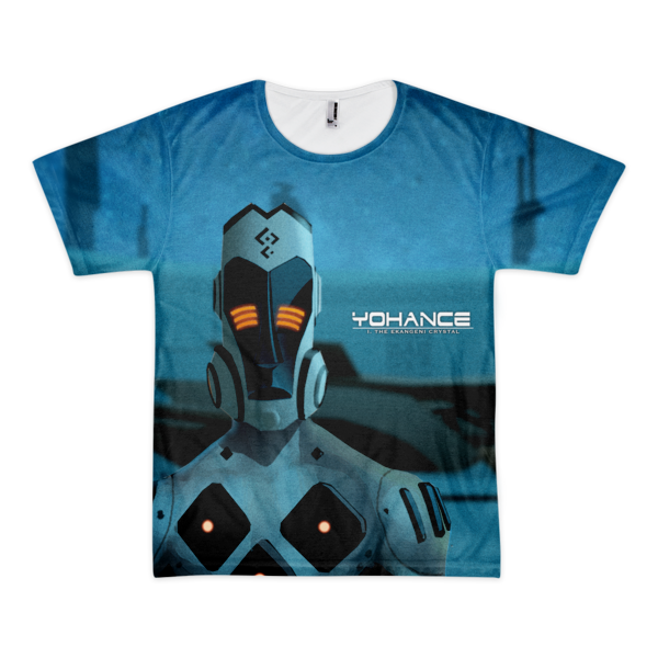 Yohance Blue All-Over T-Shirt